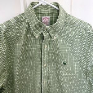 Brooks Brothers 346 L/S Button Front Dress Shirt Original Polo Medium M Non Iron
